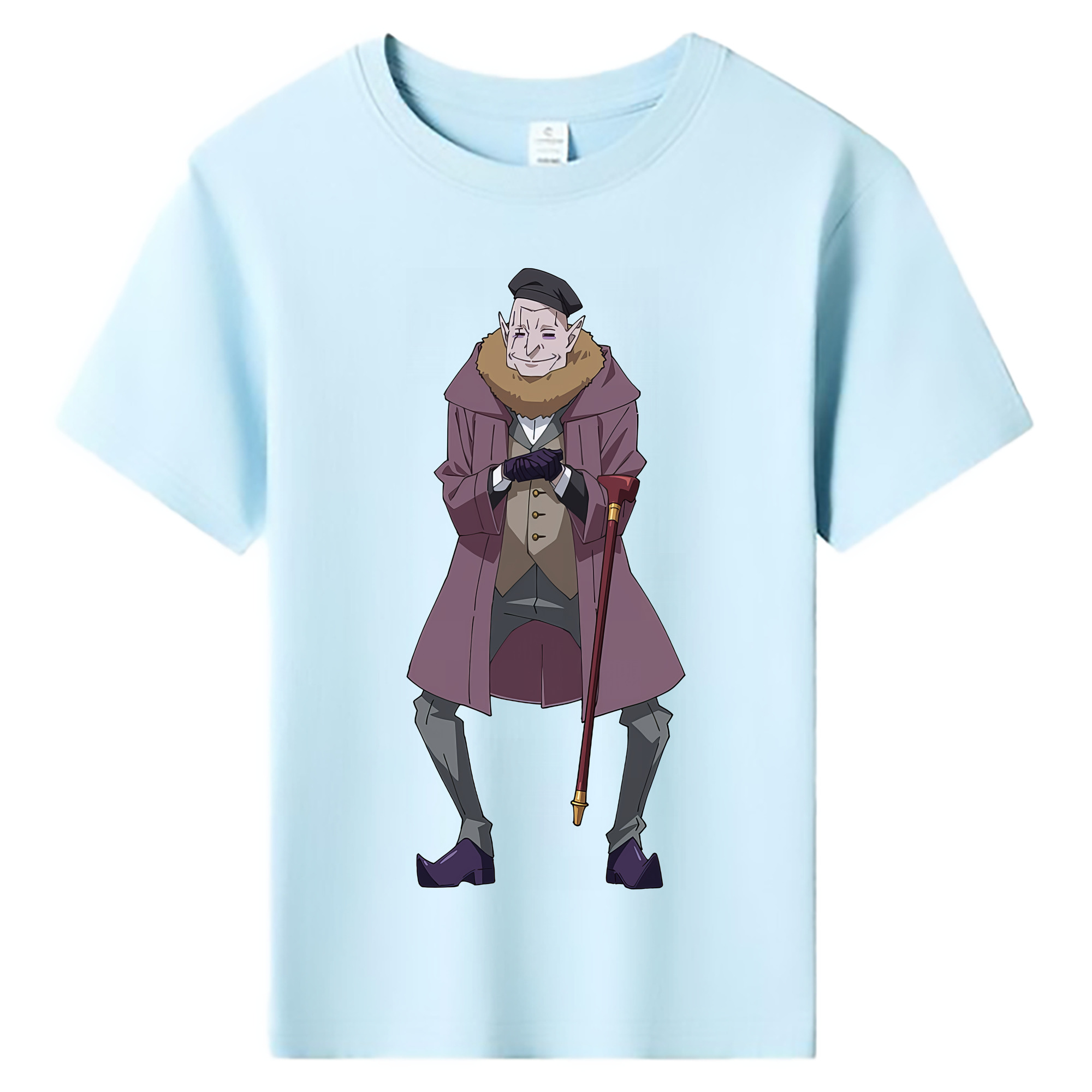 （画像用） 転スラ Regarding Reincarnated to Slime 綿100％キッズTシャツ（フロントプリント）